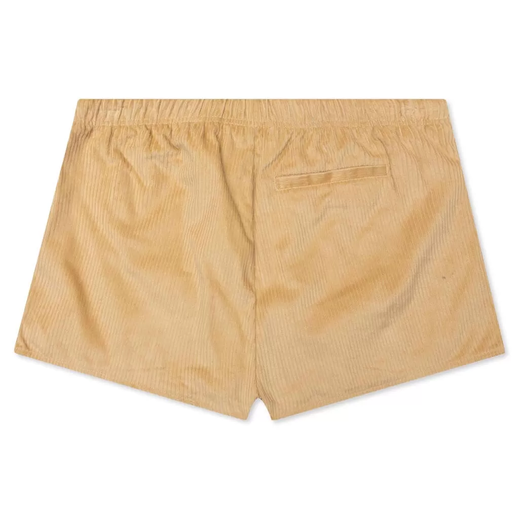 Women's Corduroy Dock Short - Sand