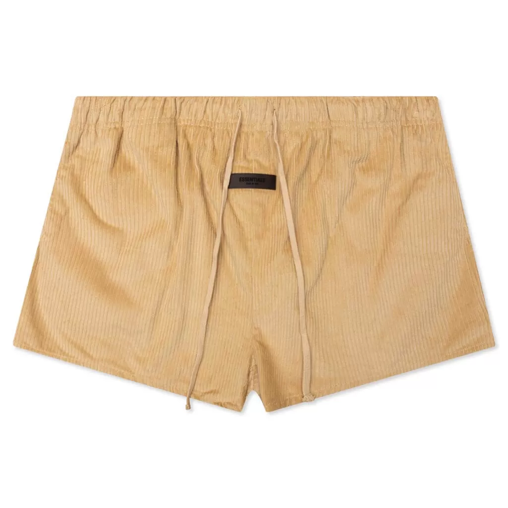 Women's Corduroy Dock Short - Sand