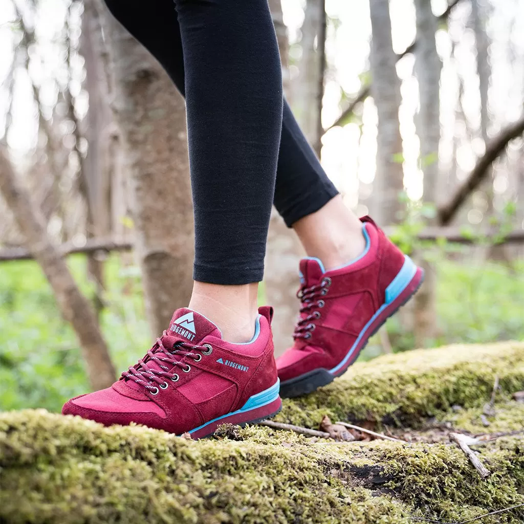 Women's Monty Lo : Burgundy/Cyan