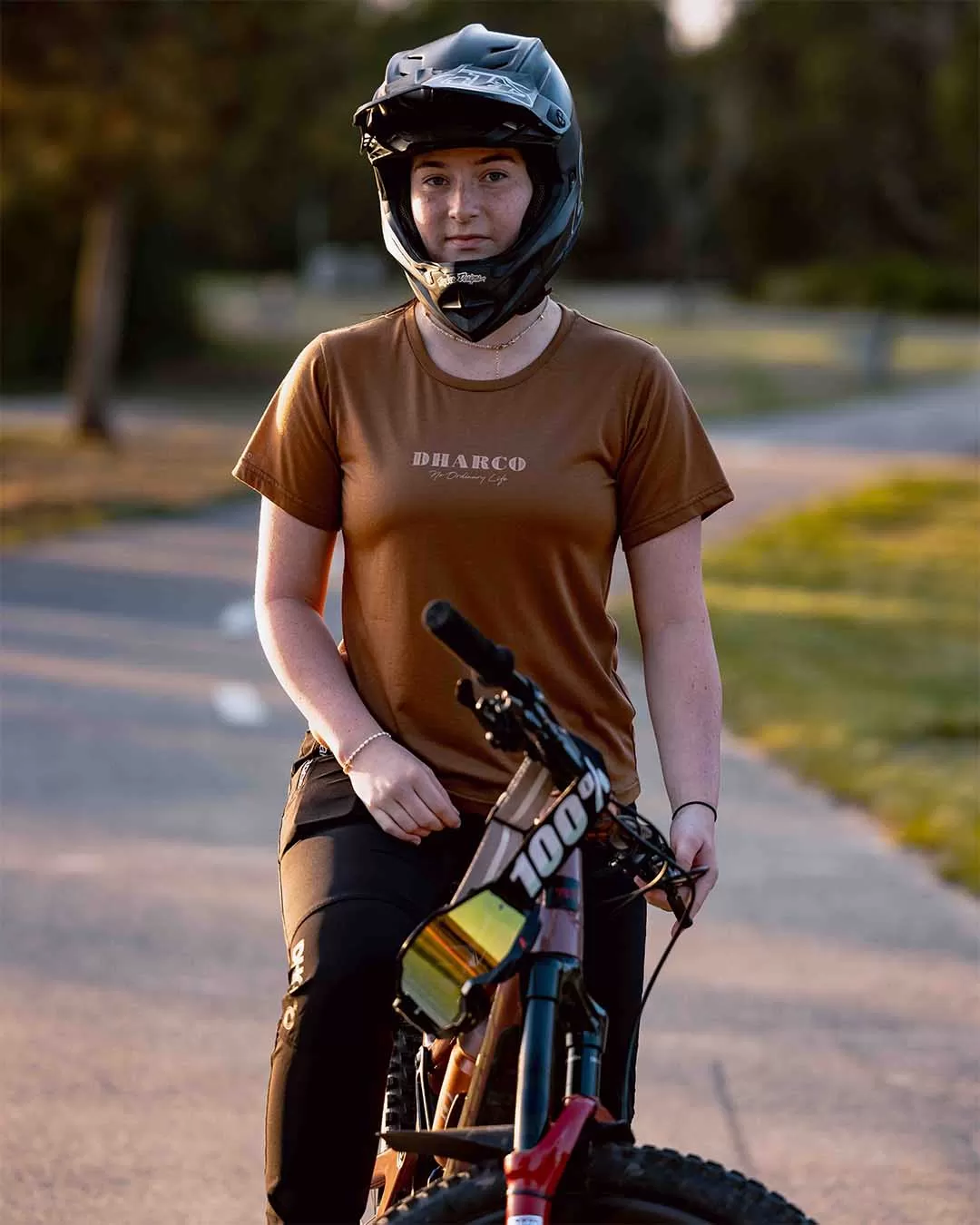 Womens Short Sleeve Tech Tee | Caramel